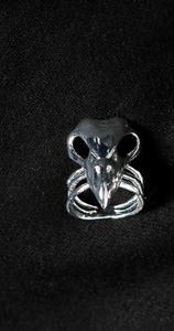 Vulture Skull Ring - Rhodium