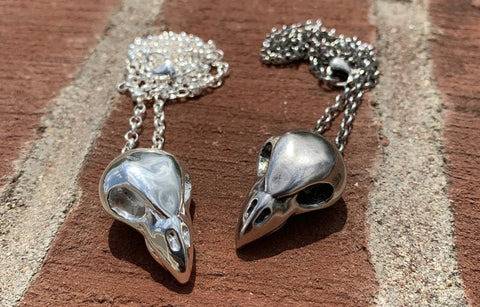 Vulture Skull Necklace